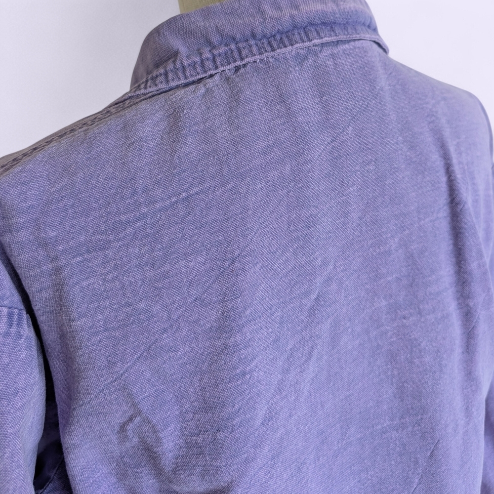 VTG 90s Sea Breeze California Purple Cotton Denim Set USA Made Coastal Resort - Picture 8 of 13